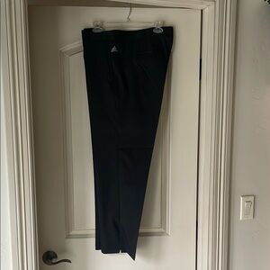 Adidas Black Pants Classic Straight-Leg